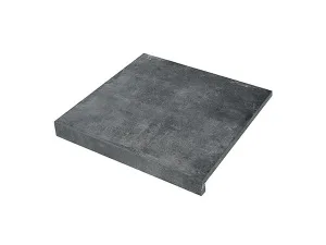 Solido Ceramica 30MM randtegel Cemento Black 60x60x3/7 cm.