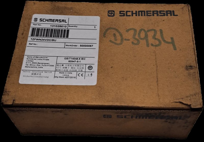 Schmersal TZFWN24VDC/BU 131028610