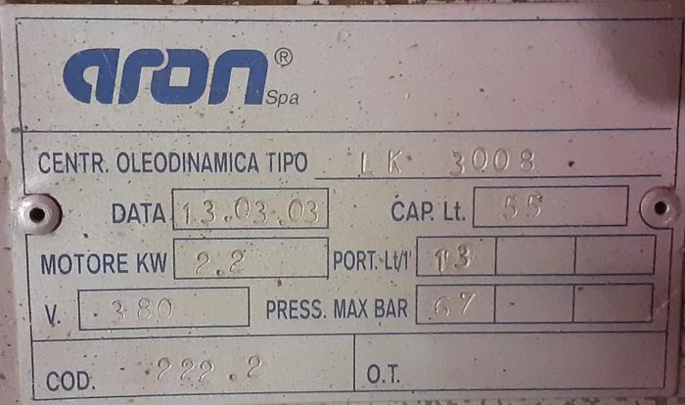 Grupo hidráulico ARON LK 3008 - 3