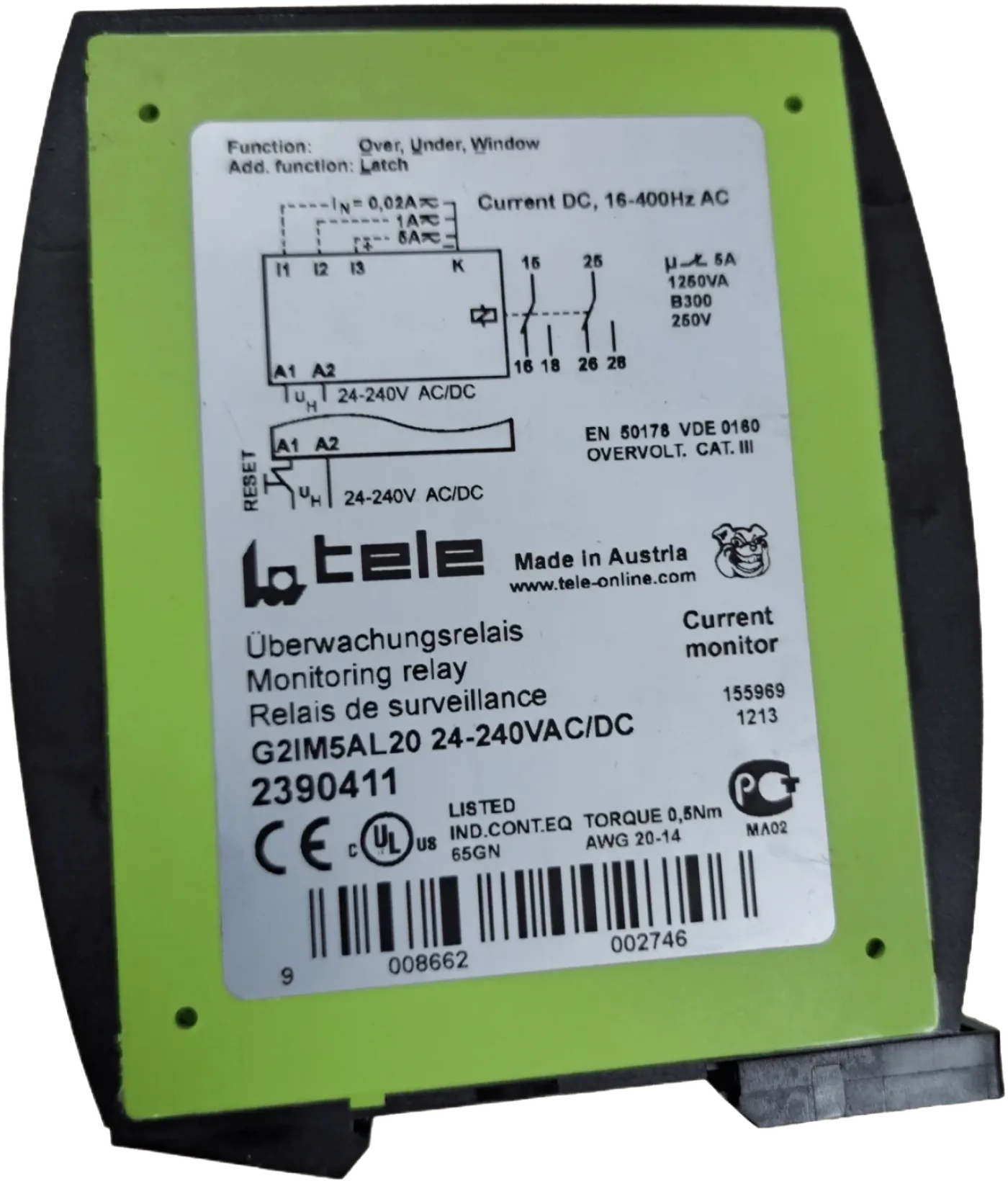 Tele G2IM5AL20 24-240VAC/DC Stromüberwachung - 1