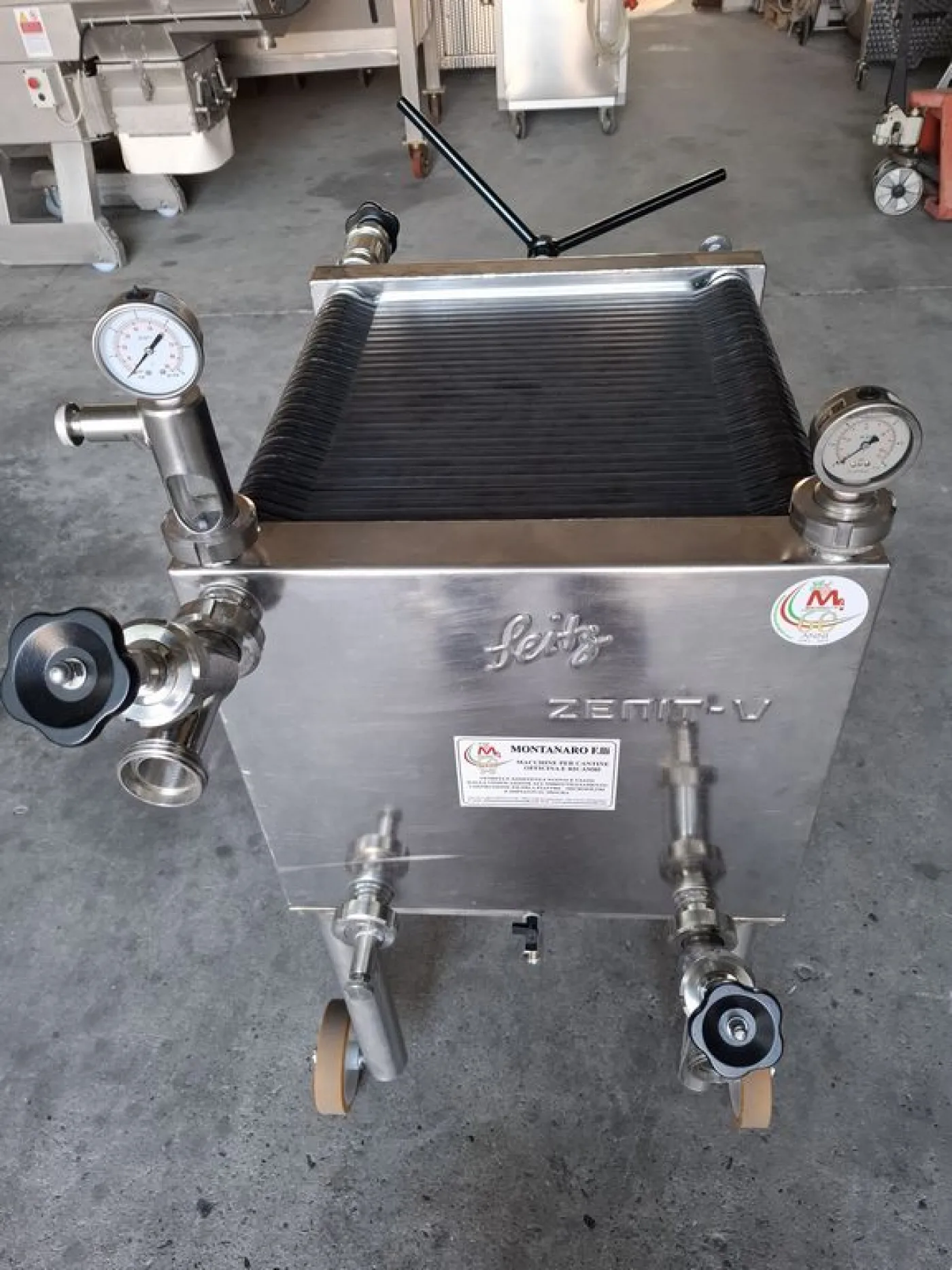 SEITZ ZENIT V FILTER MODEL 40X40 WITH 30 PLATES, SECOND HAND MACHINE - 6