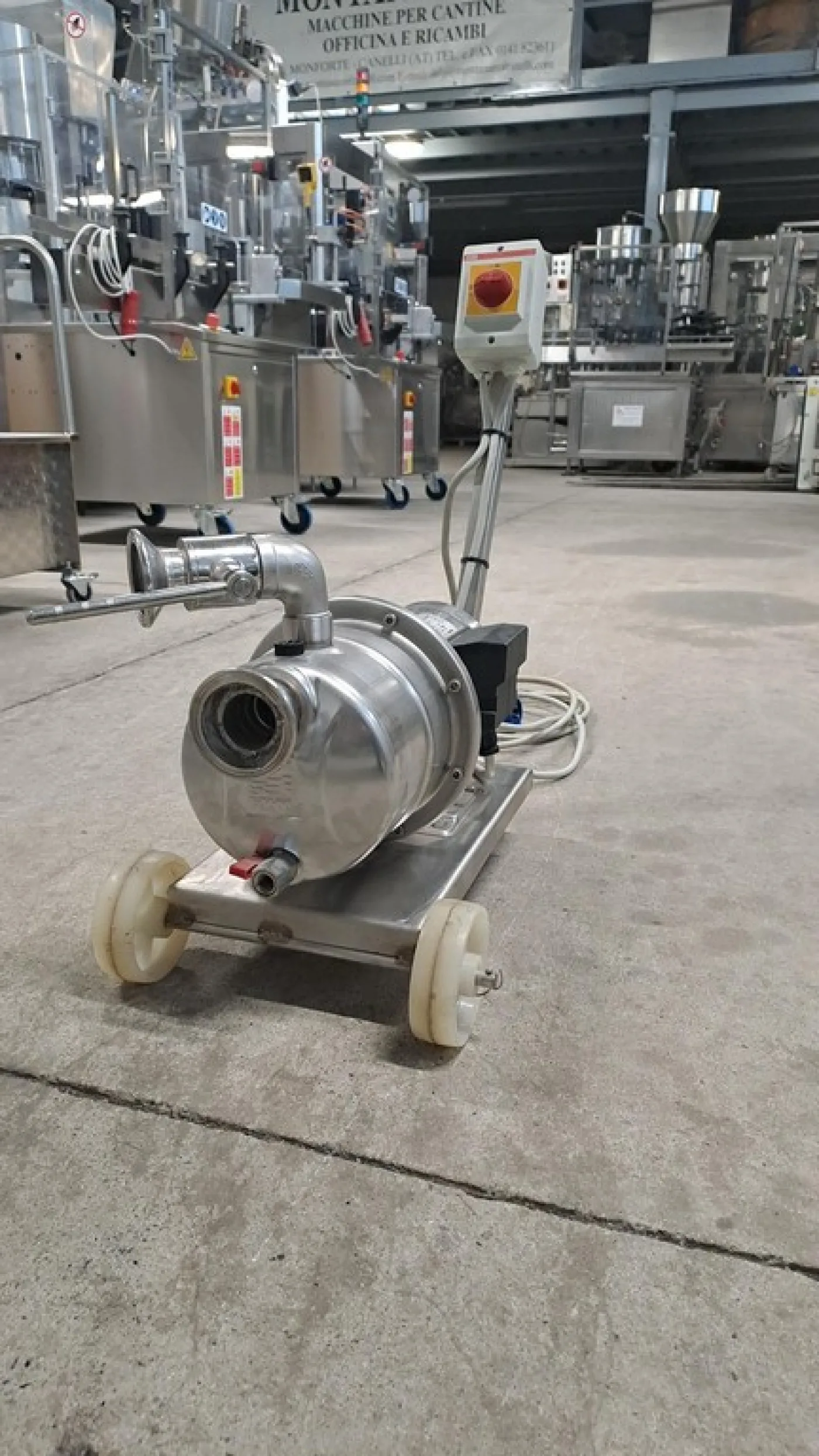 CENTRIFUGAL PUMP IN STAINLESS-STEEL, EBARA FIRM, NEW EQUIPMENT - 4