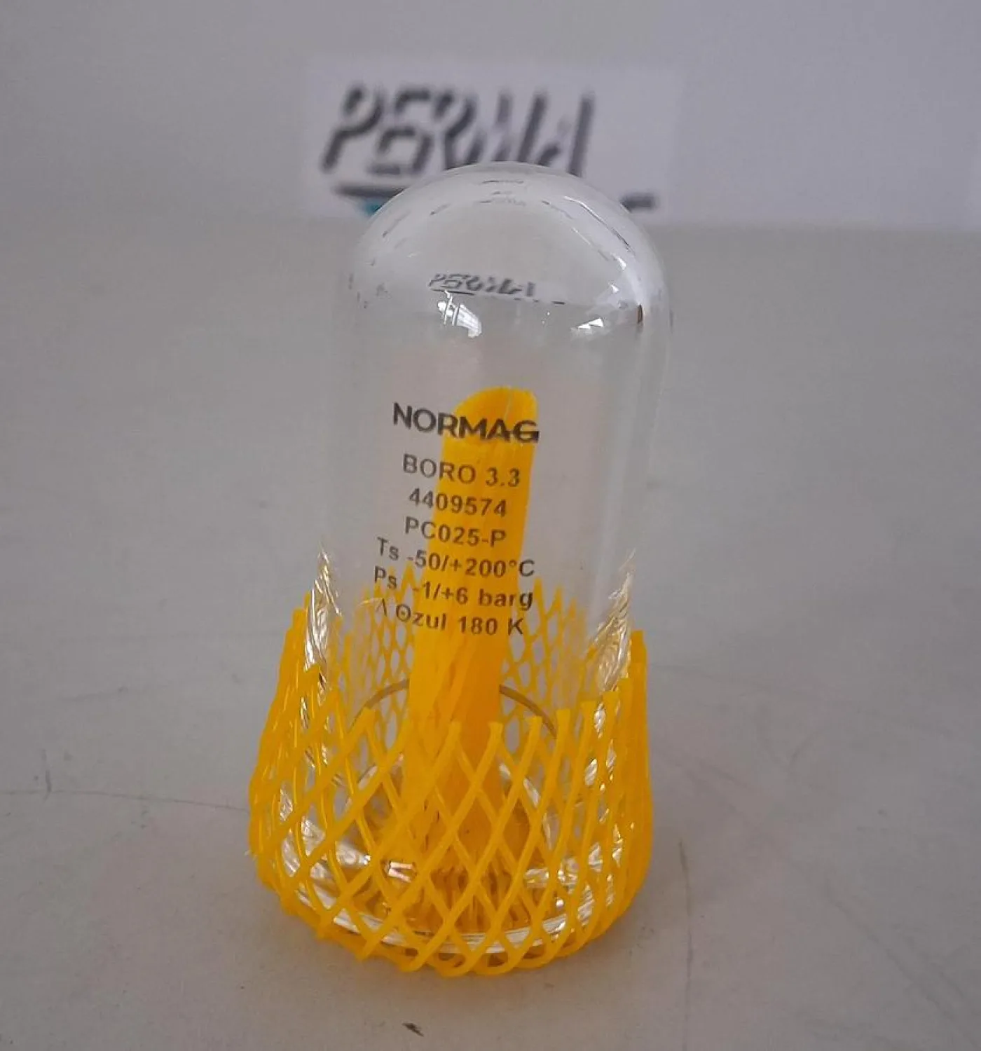 Normag Abschlusskappe PC025-P aus Borosilikatglas 3.3 DN25 - 1