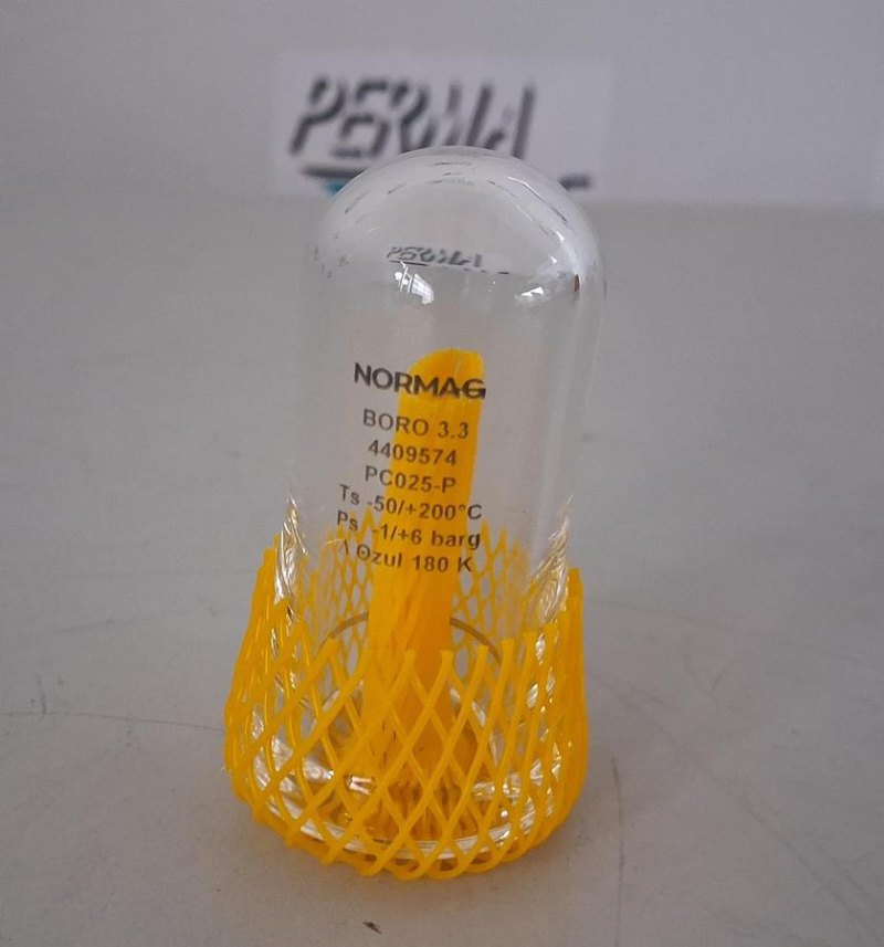 Normag Abschlusskappe PC025-P aus Borosilikatglas 3.3 DN25