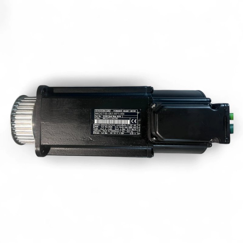 HOMAG Rexroth Indramat Servomotor MKD071B-061-KP1-KN, Homag-Nr. 4075010548 – Z-Achse (BOF 41) – mit Zahnriemenscheibe