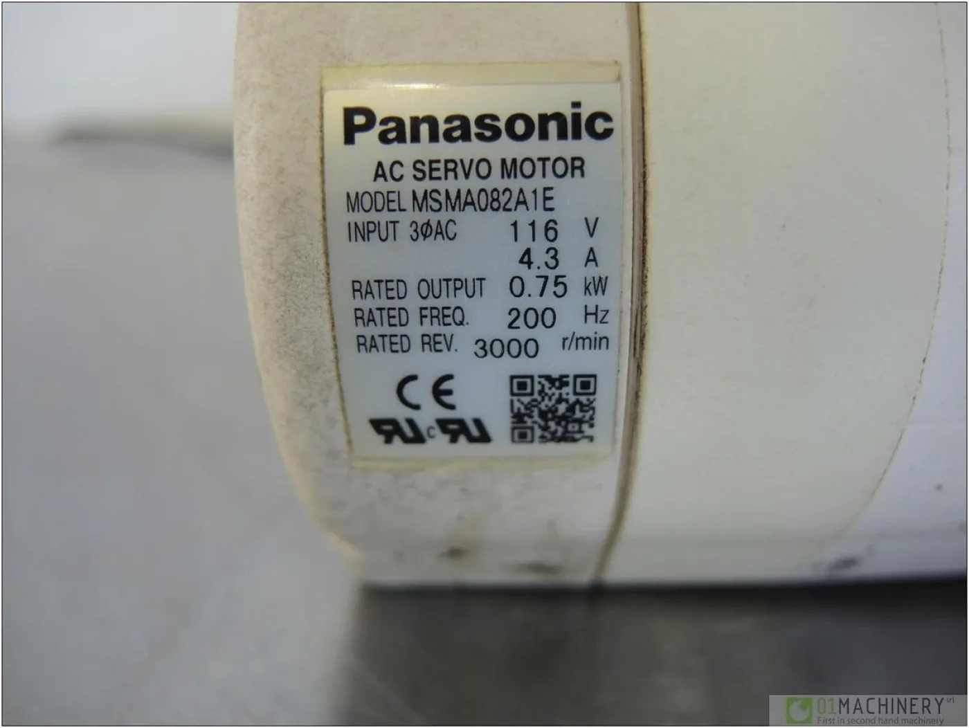 2010 PANASONIC MSMA082A1E + REDUCER AI2162 - 6