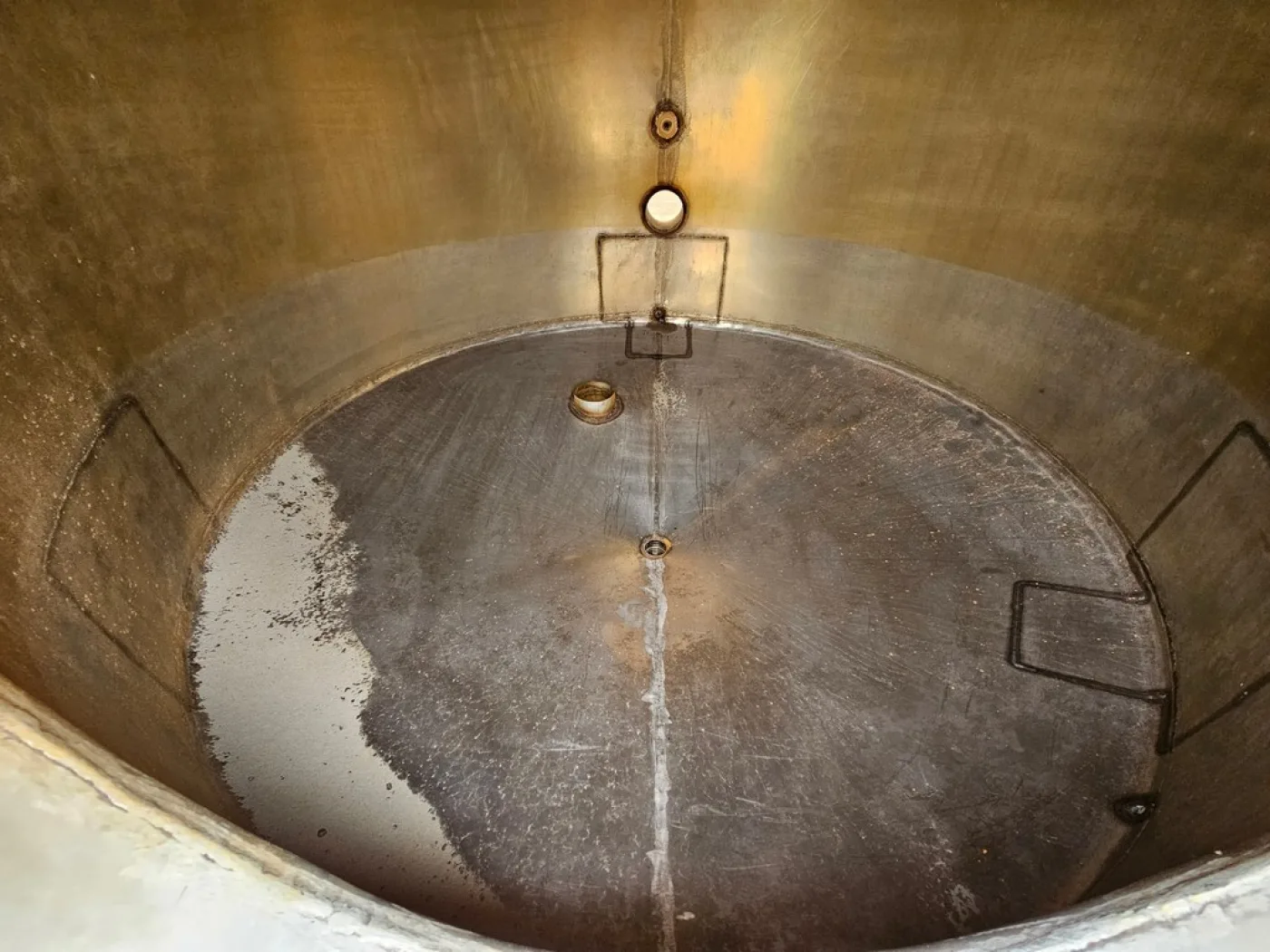 STAINLESS STEEL TANK CAPACITY LITERS 3700 (HL 37) ABOUT STORAGE MODEL, SECOND-HAND EQUIPMENT - 6