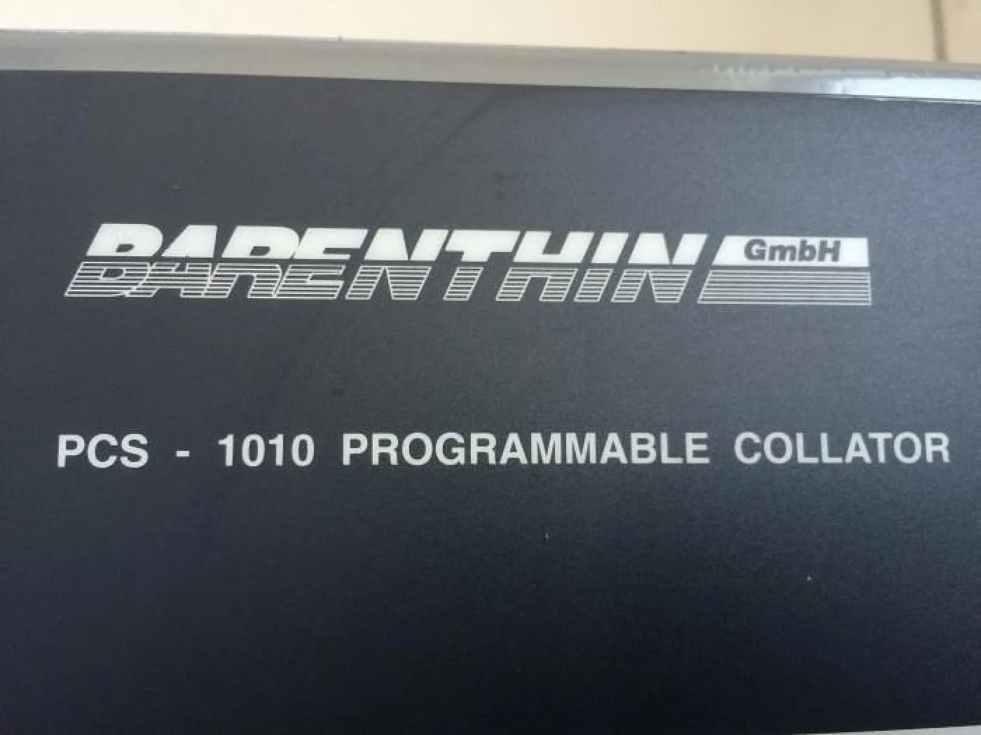 BARENTHIN ICS 1010 - 2