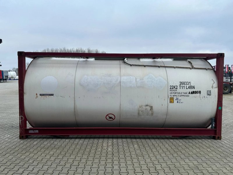 FOOD 20FT ISO / 25.910L-1-COMP. / L4BN / UN Portable / T11 / 5Y – + CSC test: 09-2027