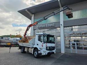 Mercedes Benz Arocs 1835 KK Heckkran Atlas 126.3E-A3L Funk