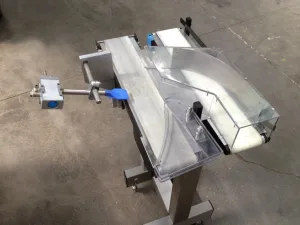 NASTRO TRASPORTATORE A DOPPIA PISTA IN ACCIAIO INOX