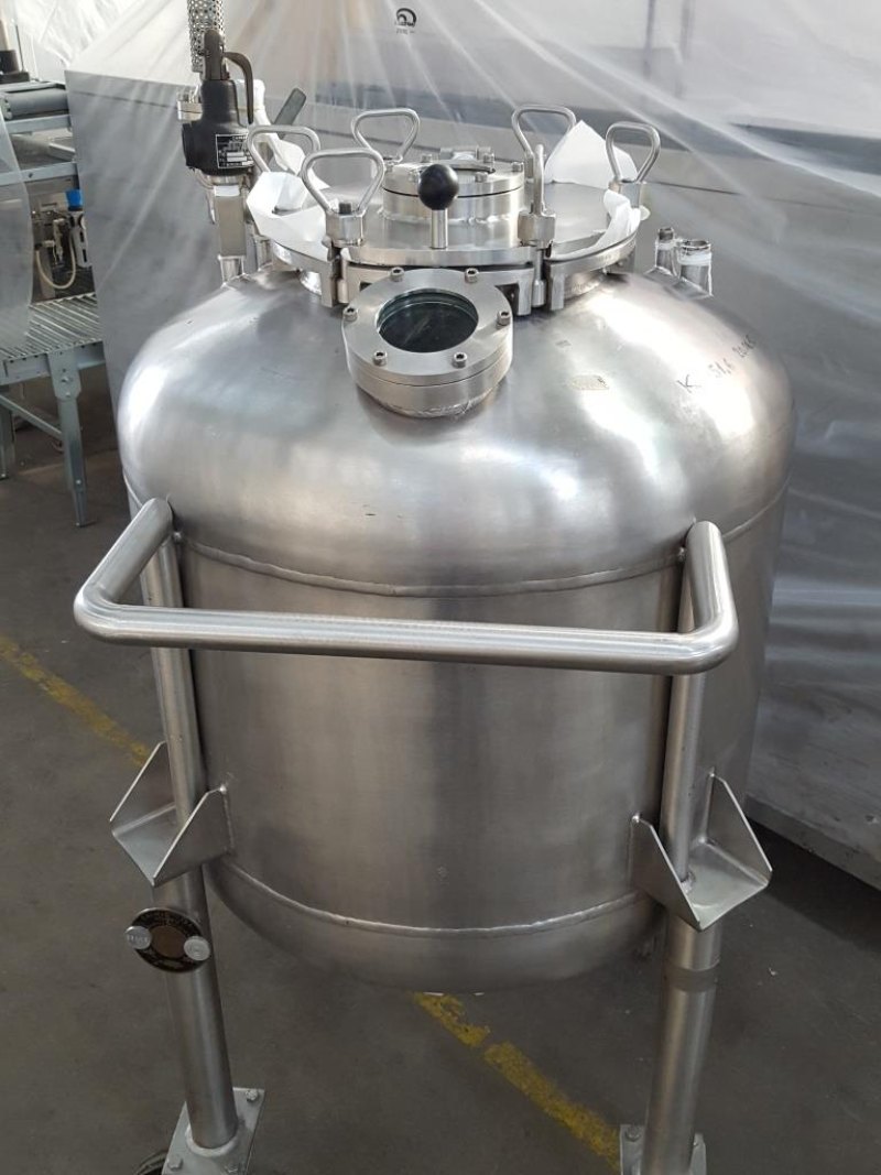 SERBATOIO INOX CARRELLATO – CALMIC CISA MOD. 230 L