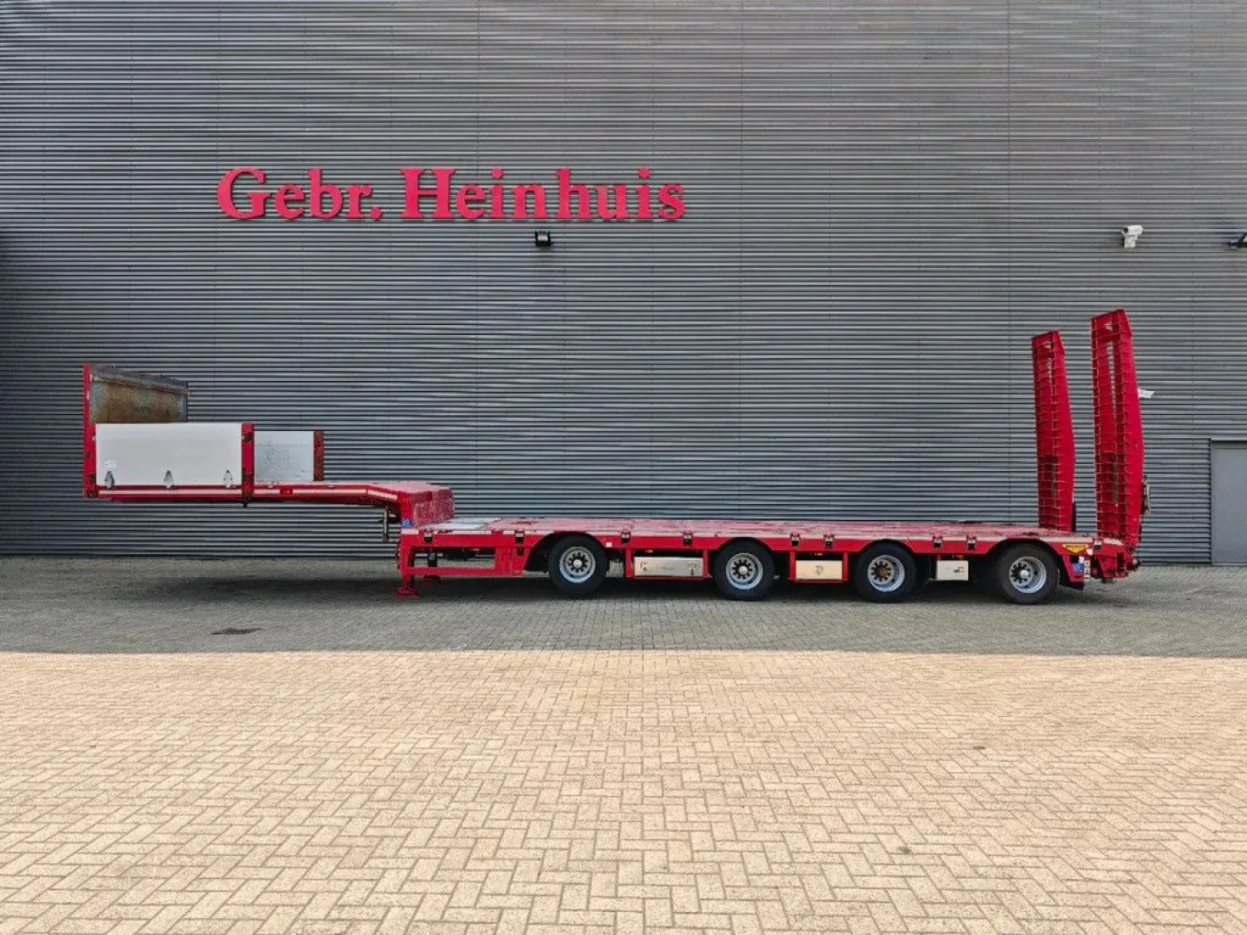 Broshuis 4 SLA-18-48 5.4 Meter extandable 12 Tons SL axles Ramps 2 Liftaxles! - 1