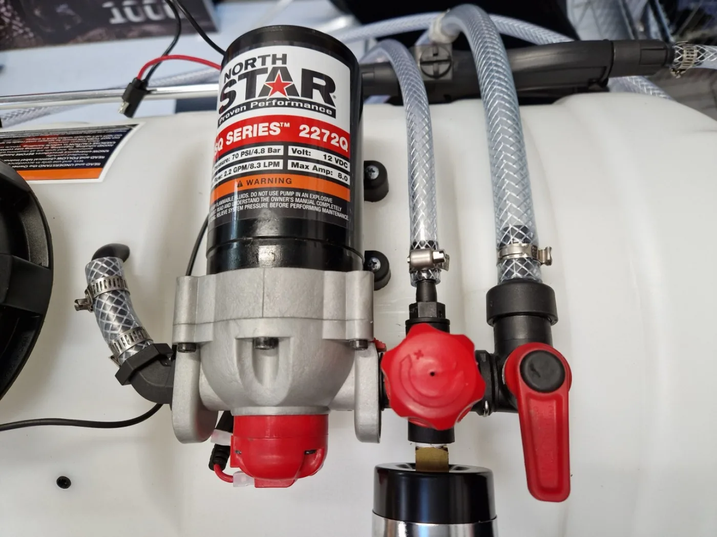 2.Northstar 98Ltr Quad bike Sprayer with Boom Option (converts a spot sprayer into a time saving broadcast sprayer) - 7