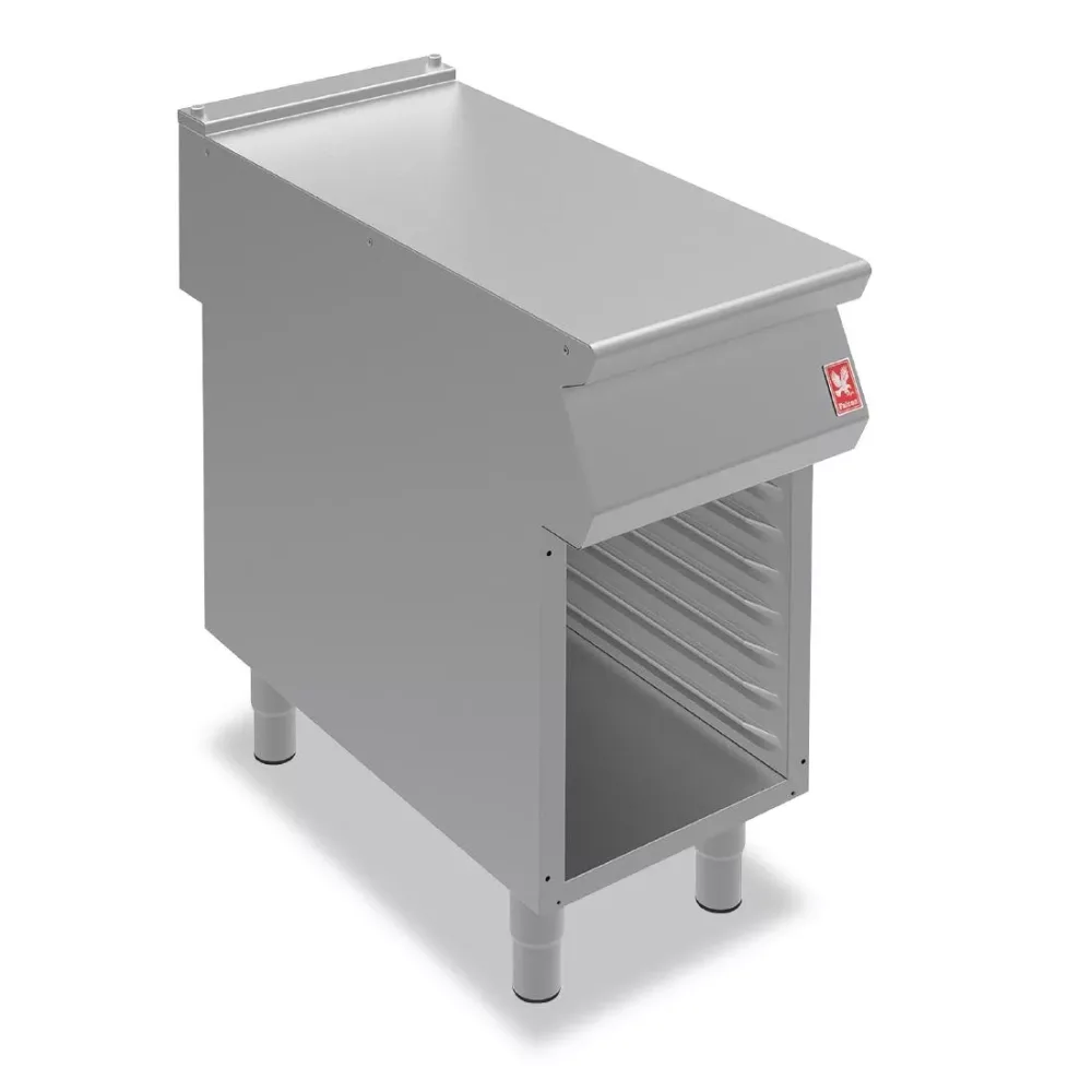 Falcon F900 Open Cabinet With Pressed Runners on Legs N941 - islandcatering