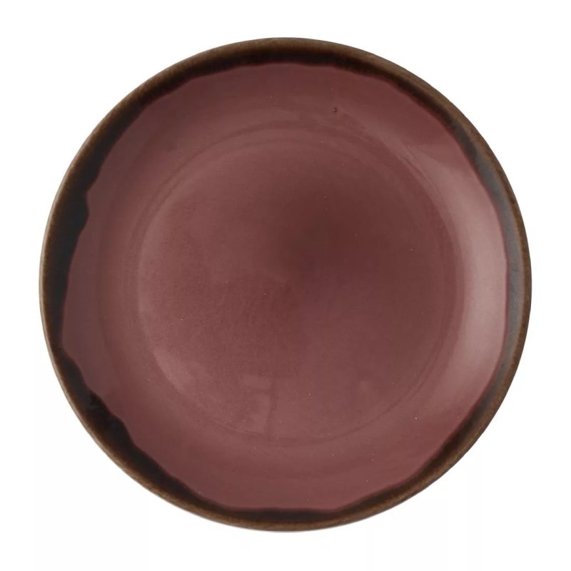 Dudson Harvest Plum Coupe Plate 8.67 inch Box 12 - islandcatering