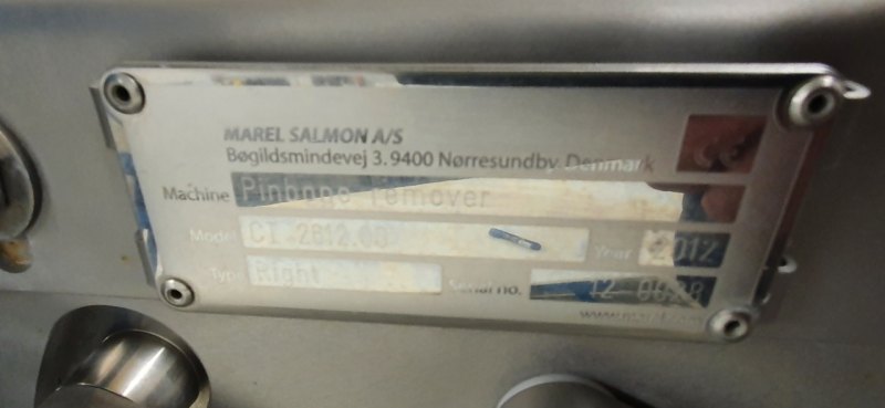 Marel 2612 Single Lane Pinbone Remover – 2012