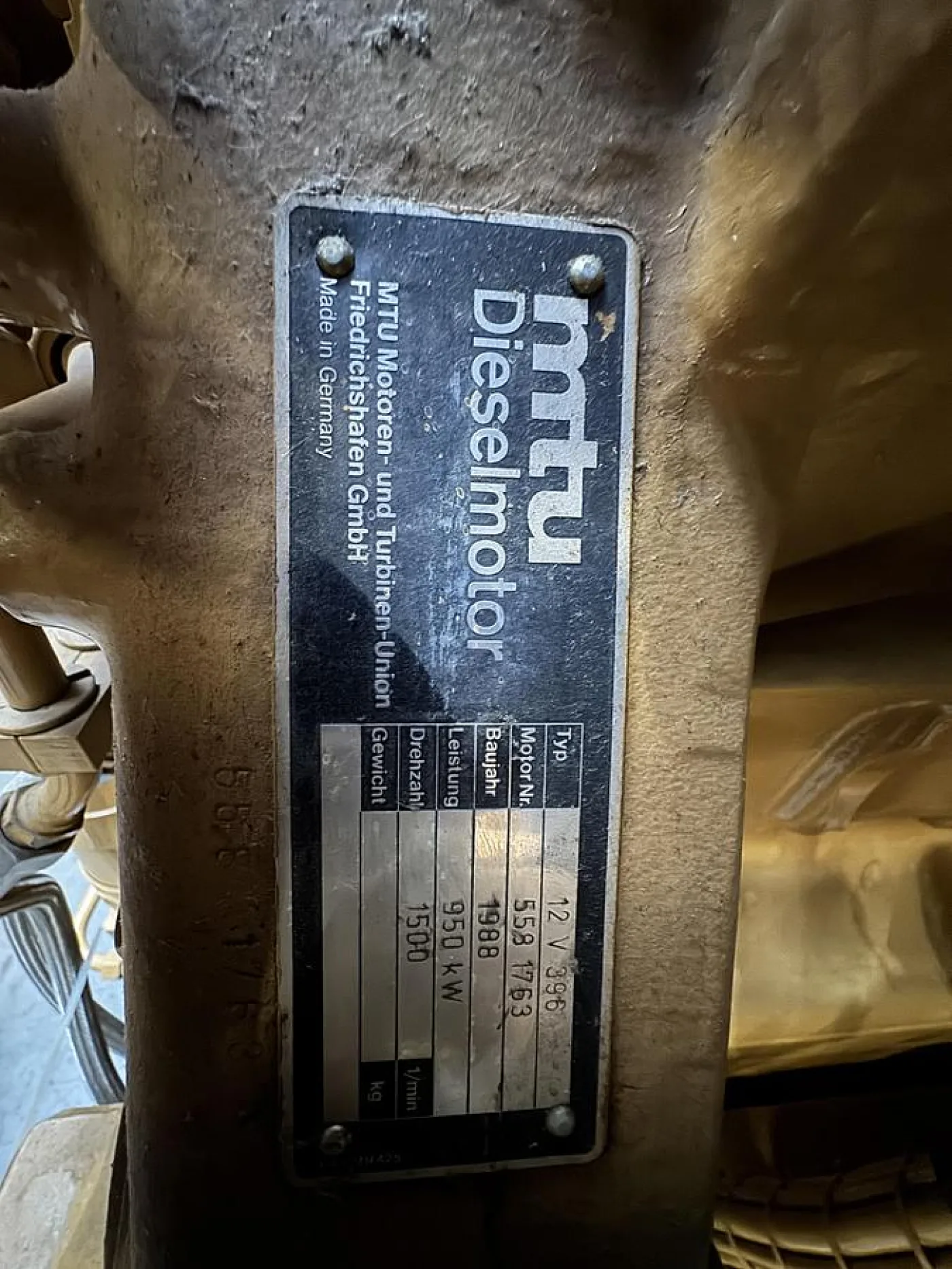 MTU 12V396 TC33/34 - 8