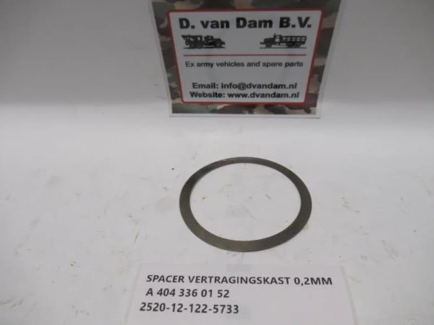 Spacer vertragingskast 0,2MM - 1