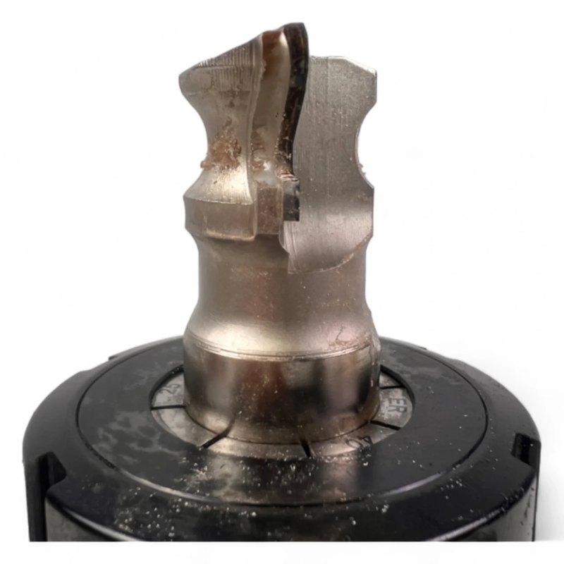 HSK 63 F Spannzangenfutter mit Spannzange und Fräser D=35 L=21 mm