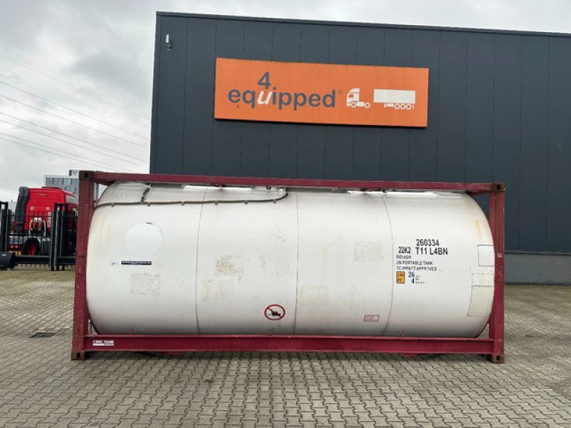 FOOD 20FT ISO / 25.930L-1-COMP. / L4BN / UN Portable / T11 / 5Y – + CSC test: 04-2028