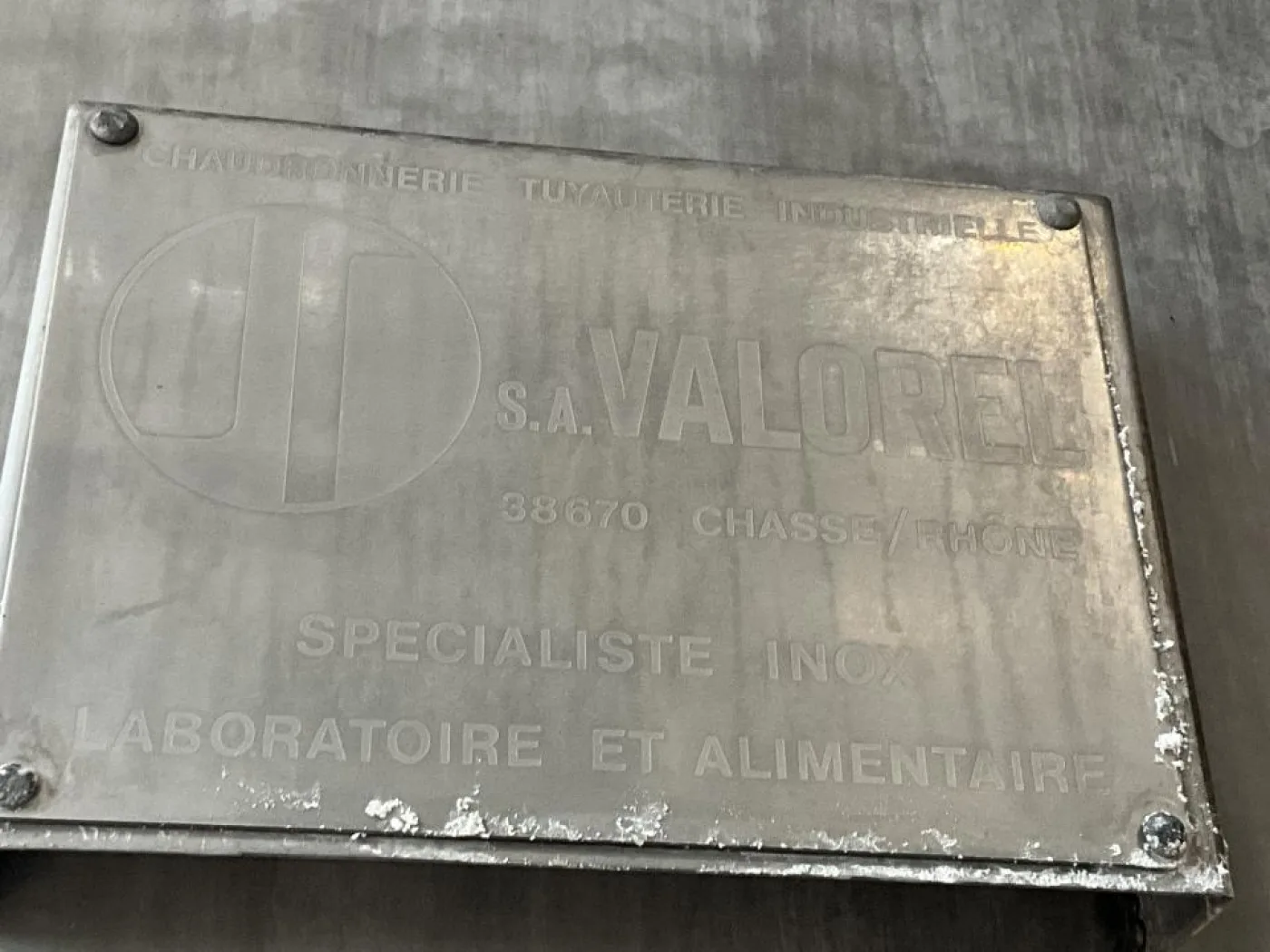 Chaudronnerie Tuyauterie Chaudronnerie Tuyauterie Circa 3000 Litre Stainless Steel Mixing Tank - 2