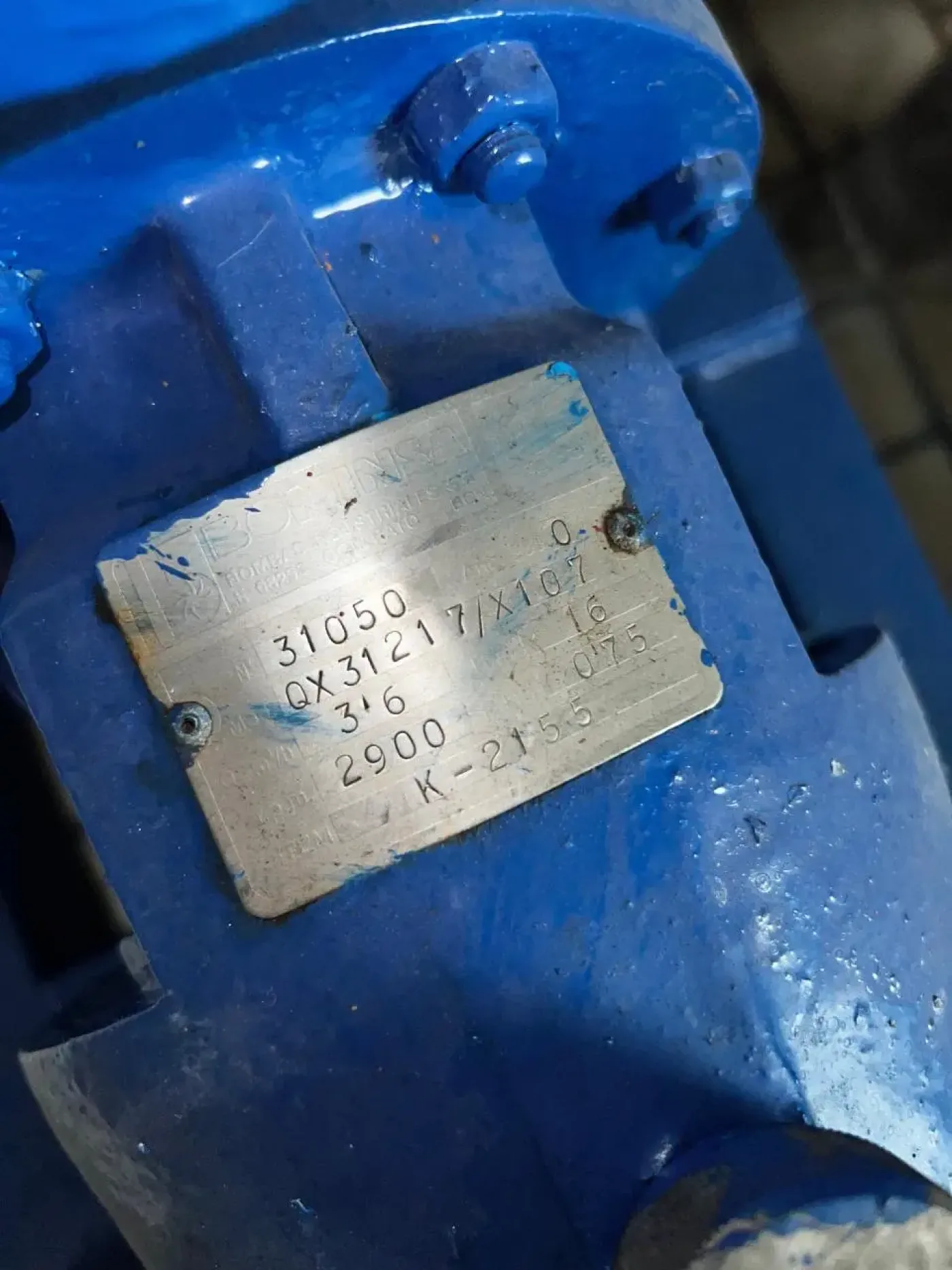 USED ATEX BOMINSA QX-31217-X107 3.6 M3H 0.75 KW CENTRIFUGAL PUMP - 2