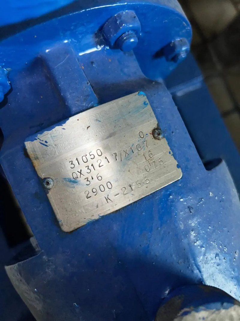 USED ATEX BOMINSA QX-31217-X107 3.6 M3H 0.75 KW CENTRIFUGAL PUMP