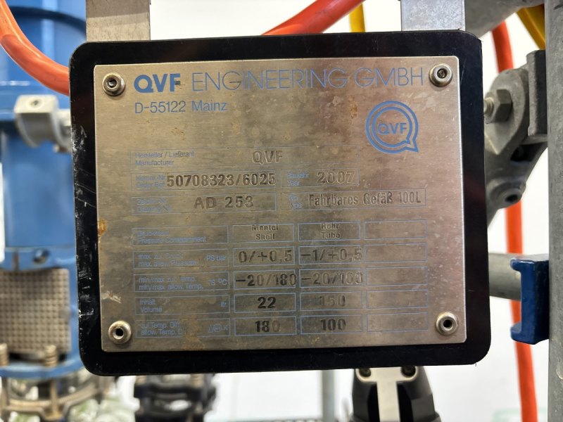 QVF Glasstechnik Glas 100L Fahrbares Gefäß - Stirring vessel