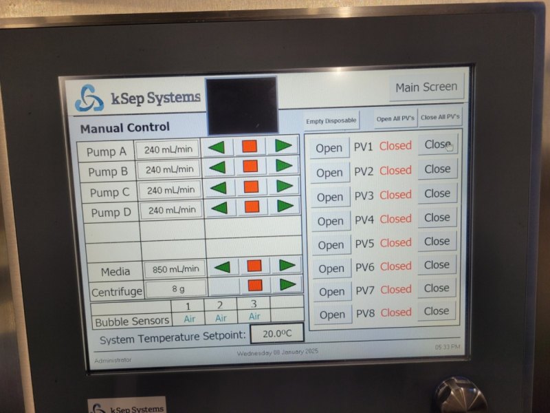 Sartorius Stedim Systems kSep400 "Biotech" - Basket centrifuge