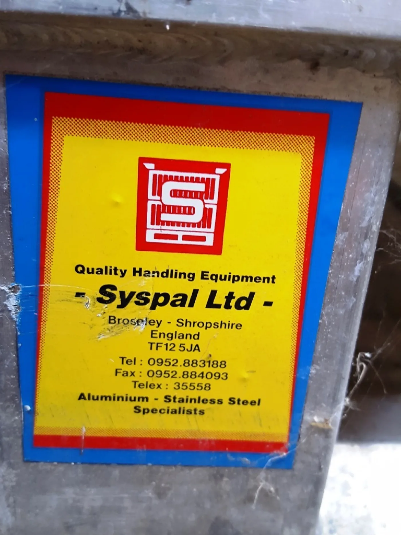 PALLET IN ALLUMINIO – SYSPAL LTD - 2