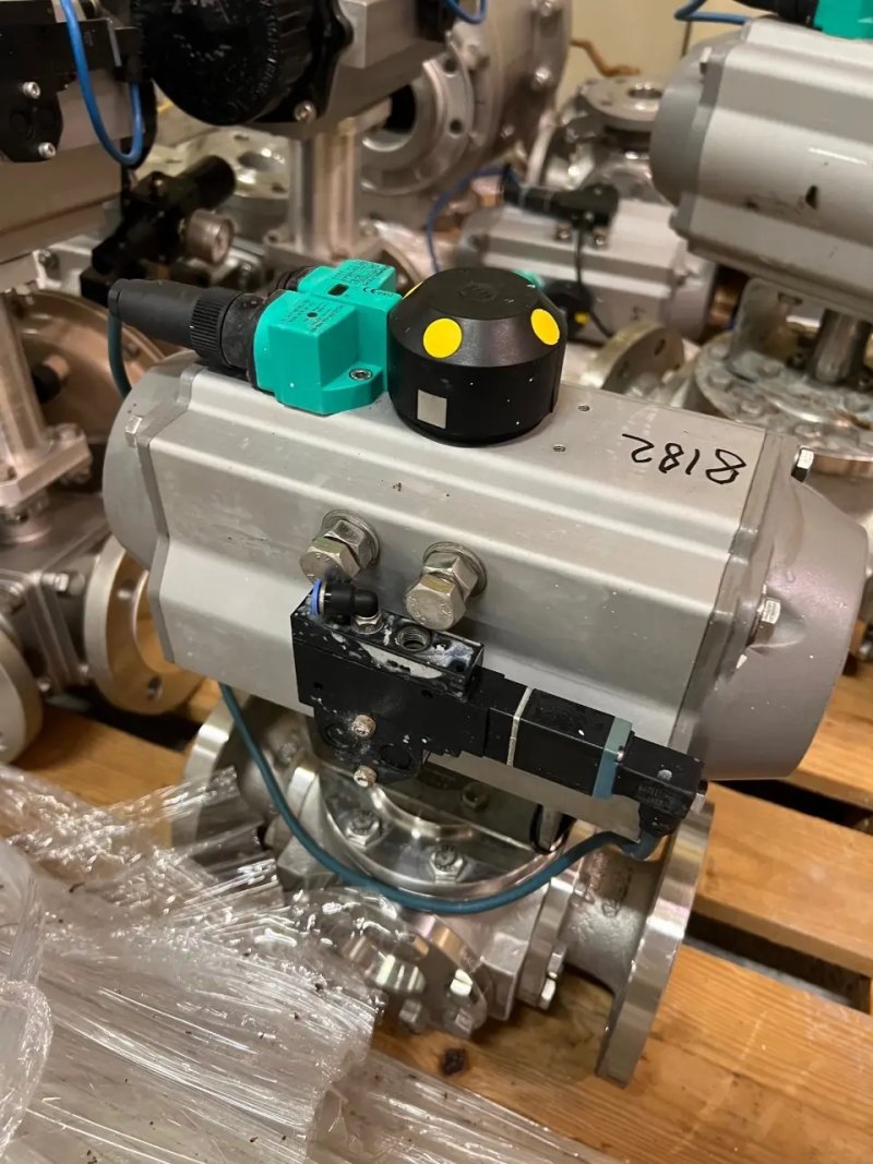 USED PEKOS ATEX SOLENOID VALVE STAINLESS STEEL 316