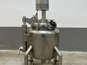 TECHNIC REACTOR STAINLESS STEEL 316L 125 LITERS WITH JACKET AND AGITATION