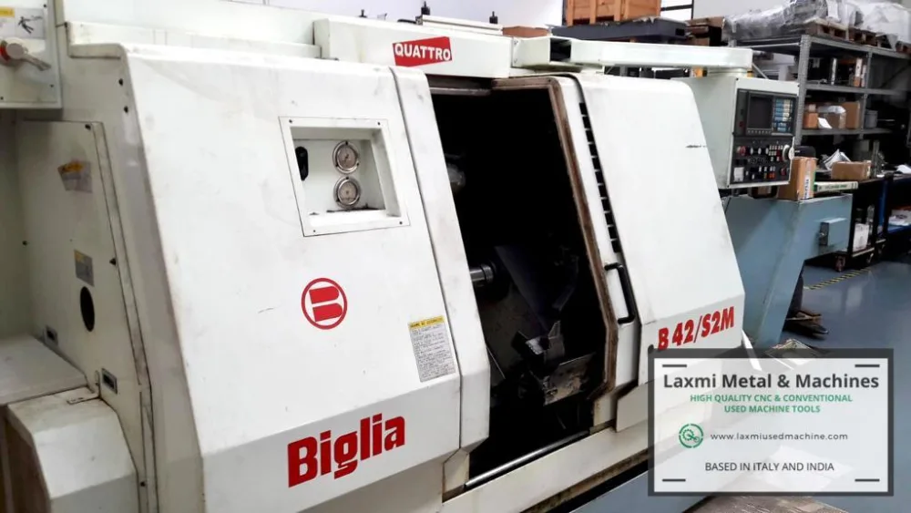 CNC LATHE, BIGLIA - B42/S2M - Laxmi Metal & Machines, Rohtak