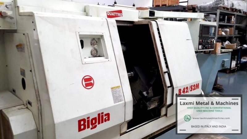 CNC LATHE, BIGLIA - B42/S2M - Laxmi Metal & Machines, Rohtak