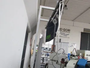 BINARIO PORTA GANCI COMPLETO DI GANCI