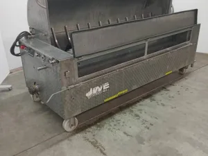 Combined scalding and dehairing machine