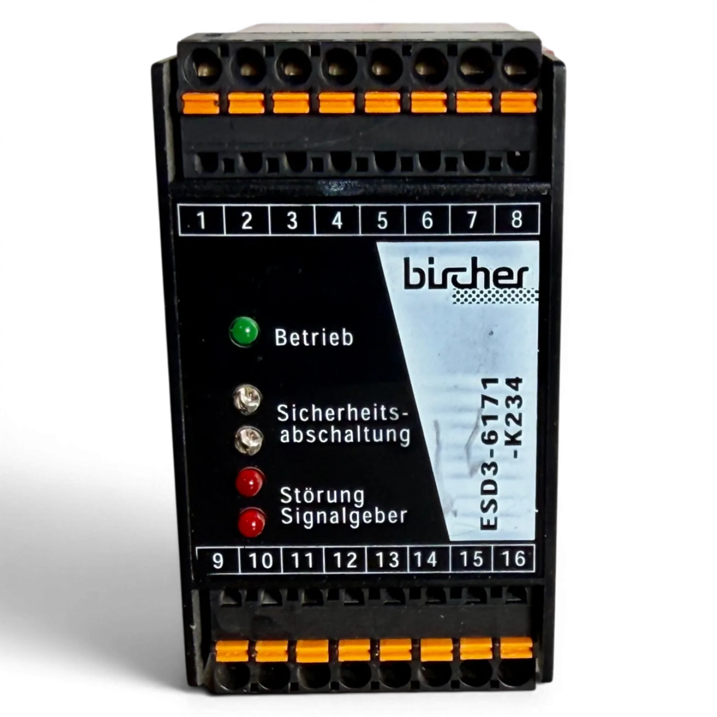 Bircher Reglomat Sicherheitsrelais ESD3-6171-K234 Art.-Nr. 6171-K234 HOMAG Nummer 4-008-32-0967 - 2