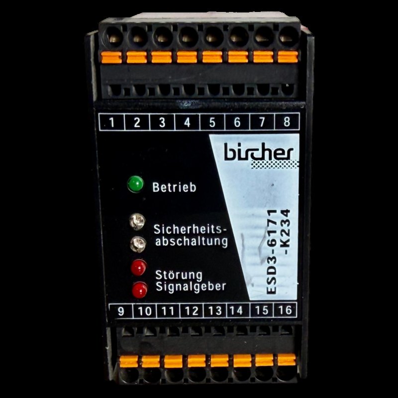 Bircher Reglomat Sicherheitsrelais ESD3-6171-K234 Art.-Nr. 6171-K234 HOMAG Nummer 4-008-32-0967
