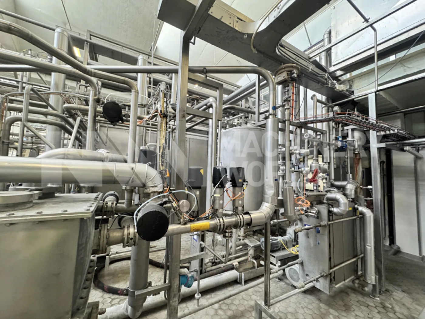 APV SPX Butter Inline Mixing Blending System with Buttermilk Pasteuriser for Flavoured & Buttermilk Blended Butter - 4