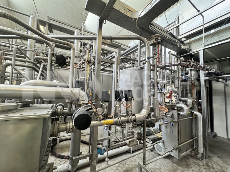 APV SPX Butter Inline Mixing Blending System with Buttermilk Pasteuriser for Flavoured & Buttermilk Blended Butter