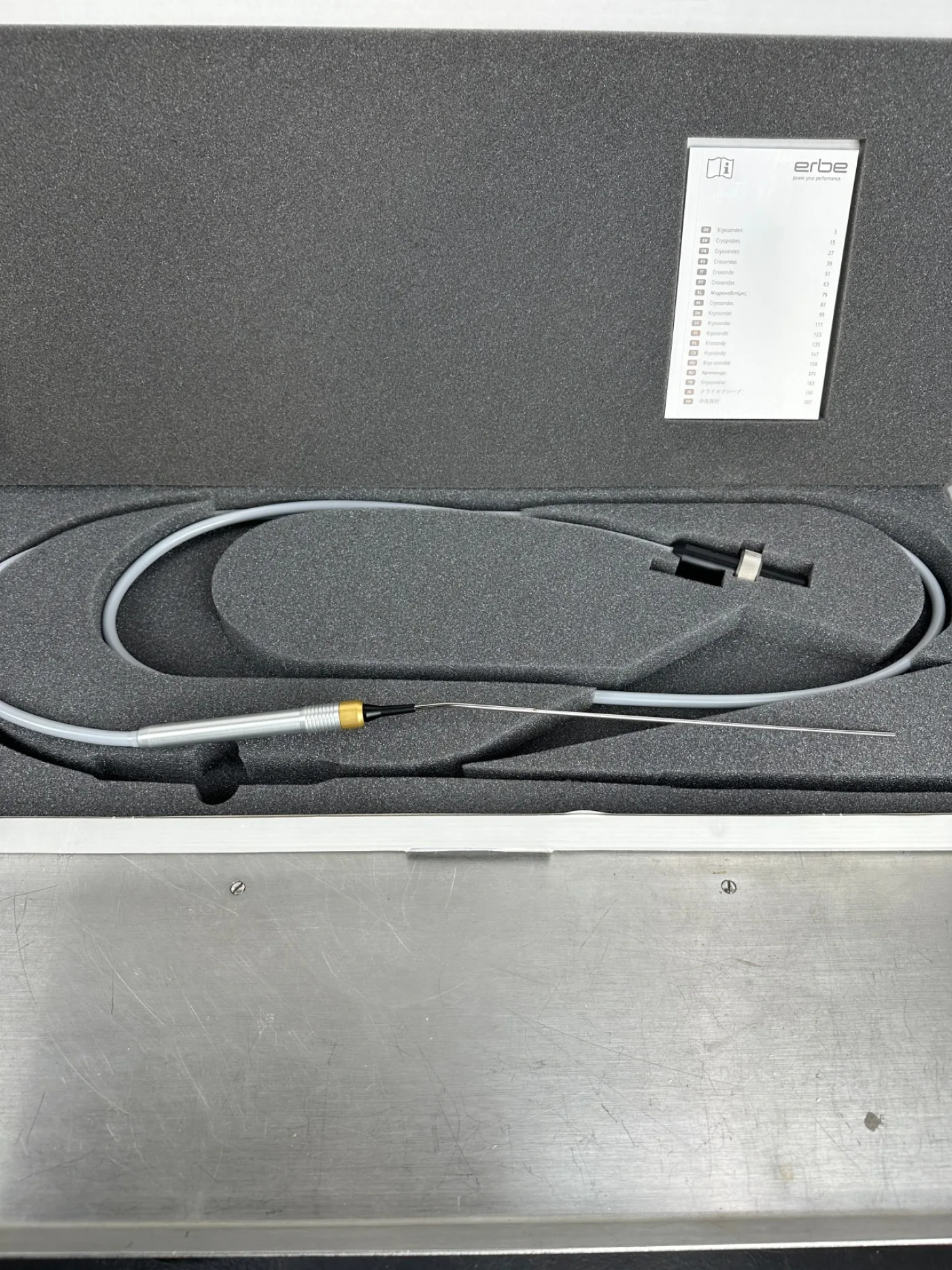 Erbe Angiologiesonde Cryo-Sonde OVP Ø 2,5mm L:200mm REF: 20447-002 - 3