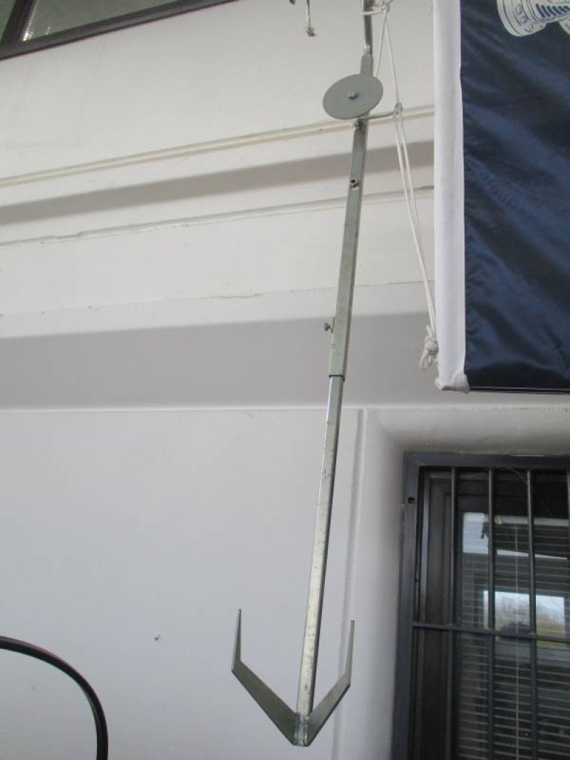 BINARIO PORTA GANCI COMPLETO DI GANCI