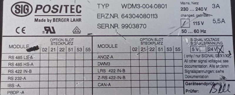 LTI Motion WDM3-004.080 Drive Module
