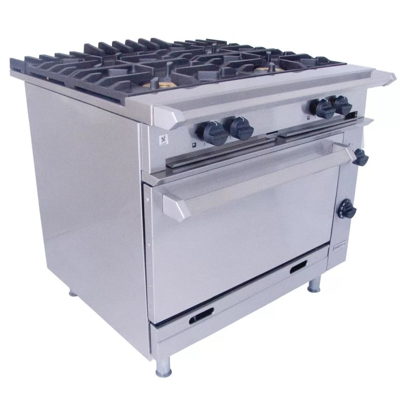 Falcon Chieftain 4 Burner Propane Gas Oven Range G1006X-LPG - islandcatering