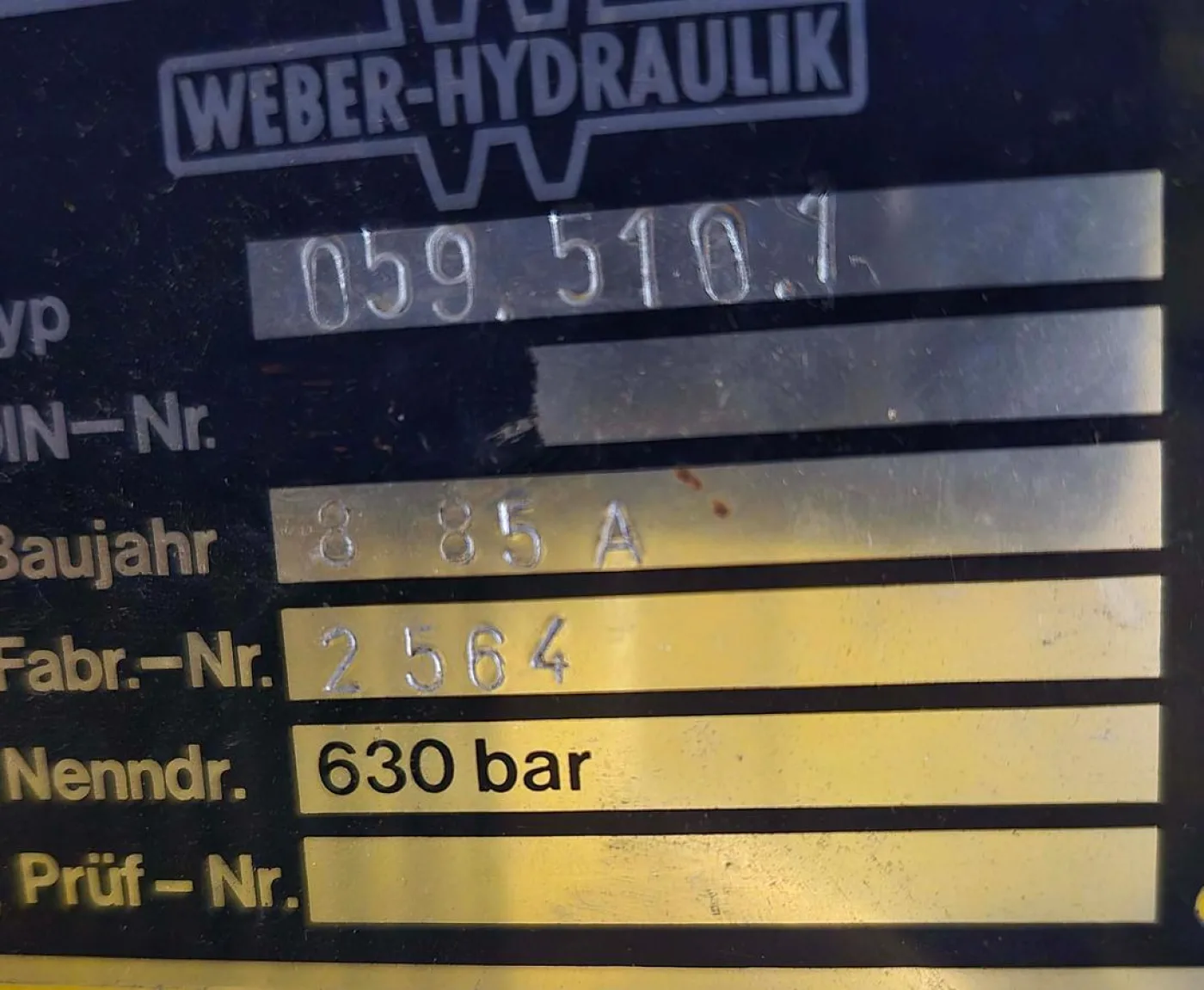 Weber Hydraulik 059.510.1 - 5