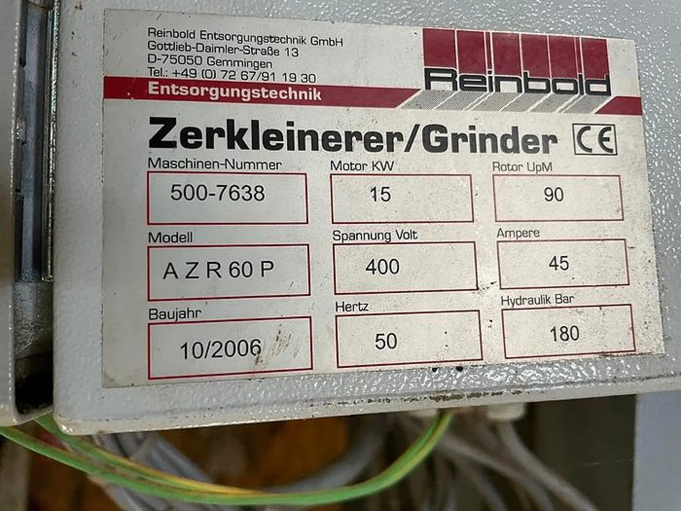 2009 Reinbold AZR60 Shredder and RB120 Briquetting Machine - 4