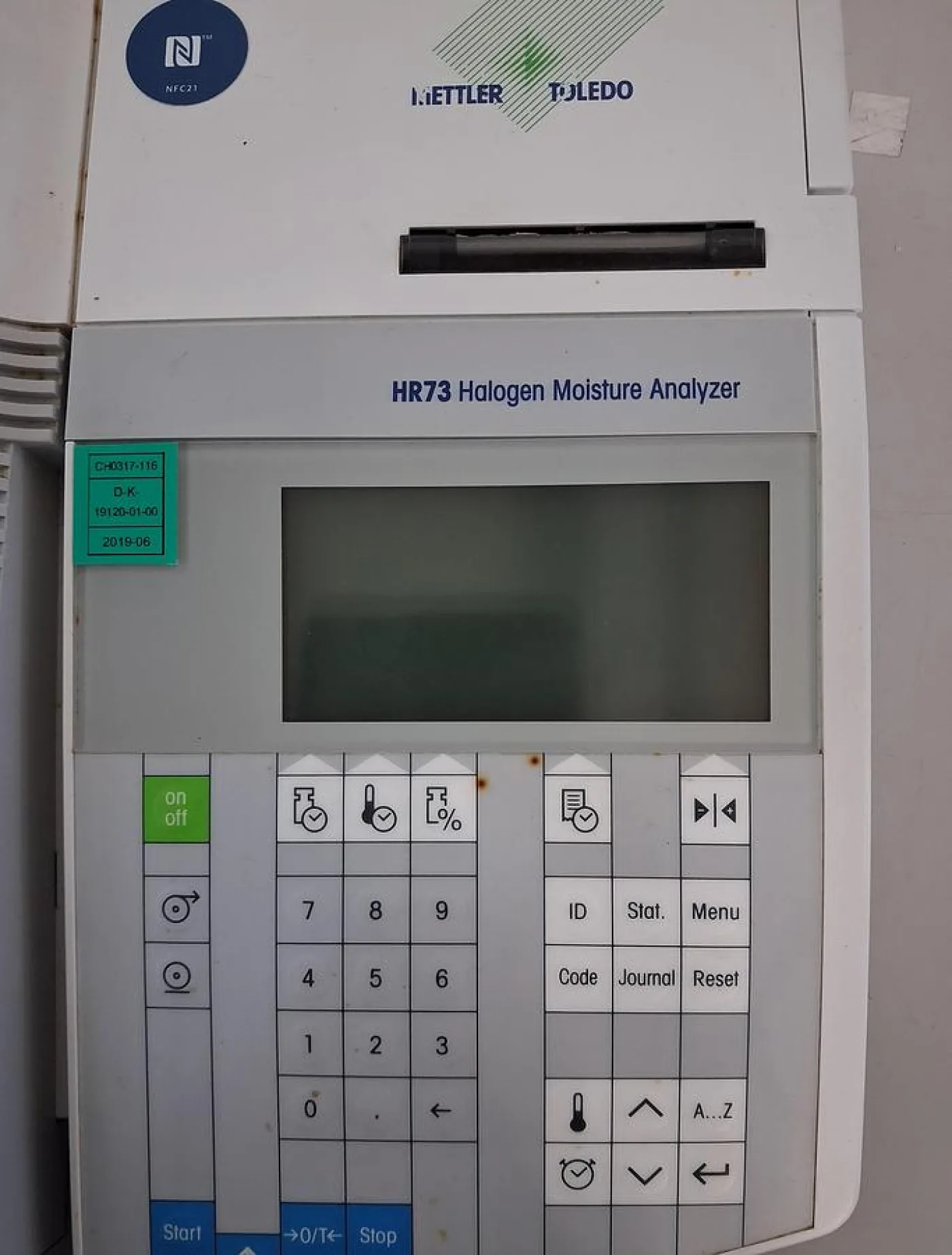 Mettler Toledo HR73 Halogen Moisture Analyzer - 3
