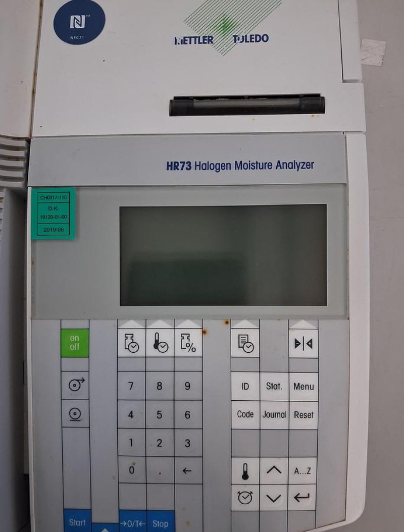 Mettler Toledo HR73 Halogen Moisture Analyzer