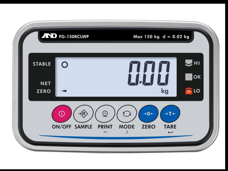 A&D FG-150KCLWP Waterproof Platform Scale